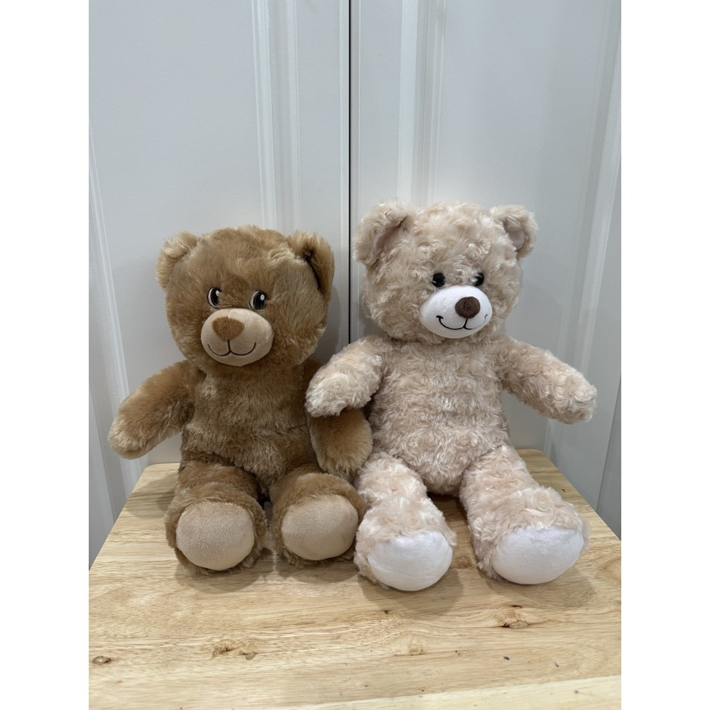 Build A Bear Soft Tan And Brown Teddy Bears Voice I Love You